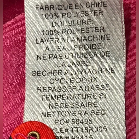 Trina Turk Nat Drawstring Shirt Dress Pink Geometric Print Size XS - Picture 16 of 16